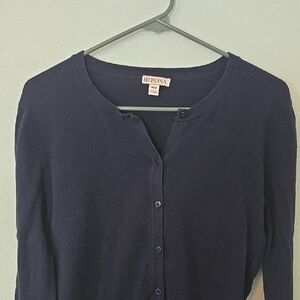 Merona | Navy Button Cardigan Size Medium